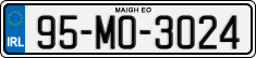 License plate of Ireland, Regular plates