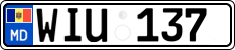 License plate of Moldova, Cars (2015)