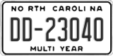 North Carolina, Multi Year (AB-12345)