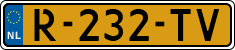 License plate of the Netherlands, Cars