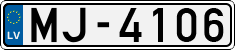 License plate of Latvia, Regular car plates