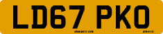License plate of the United Kingdom, 2001 year system