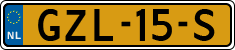 License plate of the Netherlands, Cars