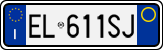 License plate of Italy, Cars (1994 year series)