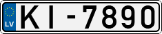 License plate of Latvia, Regular car plates