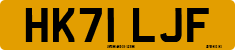 License plate of the United Kingdom, 2001 year system