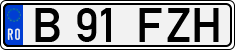 License plate of Romania, Regular plates
