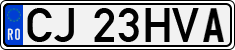 License plate of Romania, Regular plates
