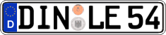 German license plate, Regular plates