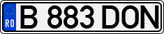 License plate of Romania, Regular plates