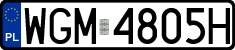 License plates of Poland, Regular car plates