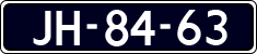 License plate of the Netherlands, Cars