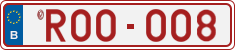 License plate of Belgium, Vanity Plates (2014)