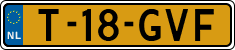 License plate of the Netherlands, Agricultural vehicles