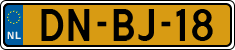 License plate of the Netherlands, Cars