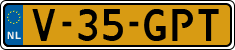 License plate of the Netherlands, Light Commercial Vehicles (1994 system)