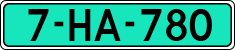 License plate of the Netherlands, Dealer (Regular)