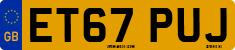 License plate of the United Kingdom, 2001 year system