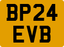 License plate of the United Kingdom, 2001 year system