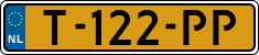 License plate of the Netherlands, Cars