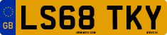 License plate of the United Kingdom, 2001 year system