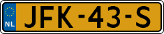 License plate of the Netherlands, Cars