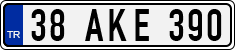 License plate of Turkey, Regular plates
