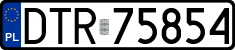 License plates of Poland, Regular car plates