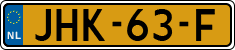 License plate of the Netherlands, Cars