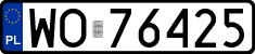 License plates of Poland, Regular car plates