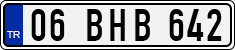 License plate of Turkey, Regular plates