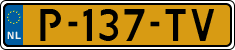 License plate of the Netherlands, Cars