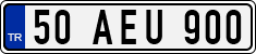 License plate of Turkey, Regular plates