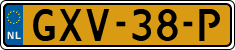 License plate of the Netherlands, Cars