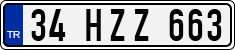 License plate of Turkey, Regular plates