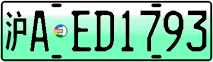 License plate of China, Electric vehicles