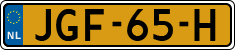 License plate of the Netherlands, Cars