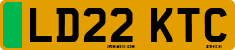 License plate of the United Kingdom, 2001 year system