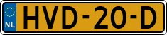 License plate of the Netherlands, Cars