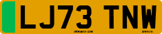 License plate of the United Kingdom, 2001 year system