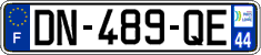 French license plate, SIV (ordinary)