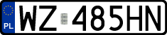 License plates of Poland, Regular car plates