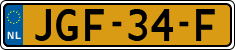 License plate of the Netherlands, Cars