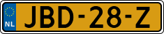 License plate of the Netherlands, Cars