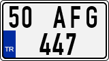 License plate of Turkey, Regular plates