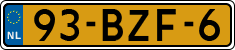License plate of the Netherlands, Heavy Commercial Vehicles (1994 system)