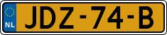 License plate of the Netherlands, Cars
