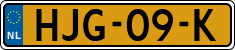 License plate of the Netherlands, Cars