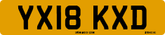 License plate of the United Kingdom, 2001 year system