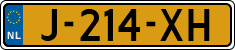 License plate of the Netherlands, Cars